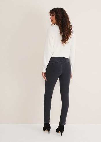 Phase Eight Haileestitch Skinny Jeans Grey USA | 1378956-YC